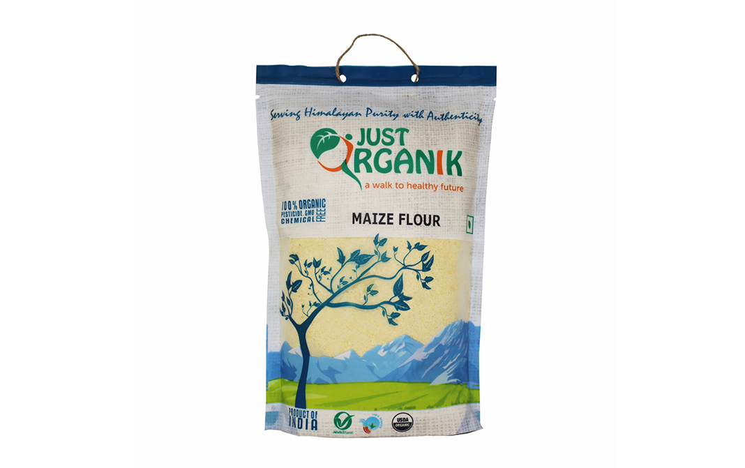 Just Organik Maize Flour    Pack  500 grams